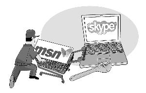 գ΢ܛЇ؅^(q)P(gun)]MSN(w)D(zhun)Skype֡CFP D