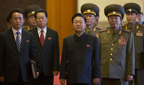 資料圖:朝鮮特使崔龍海訪華,習近平接見