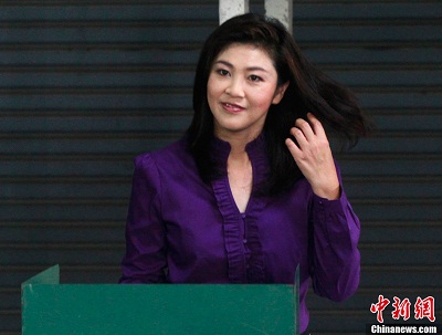 泰國總理英拉(資料圖)