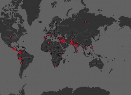 ���D1��1970��-2013��ȫ��l���ֲ����x�¼��ֲ��D��